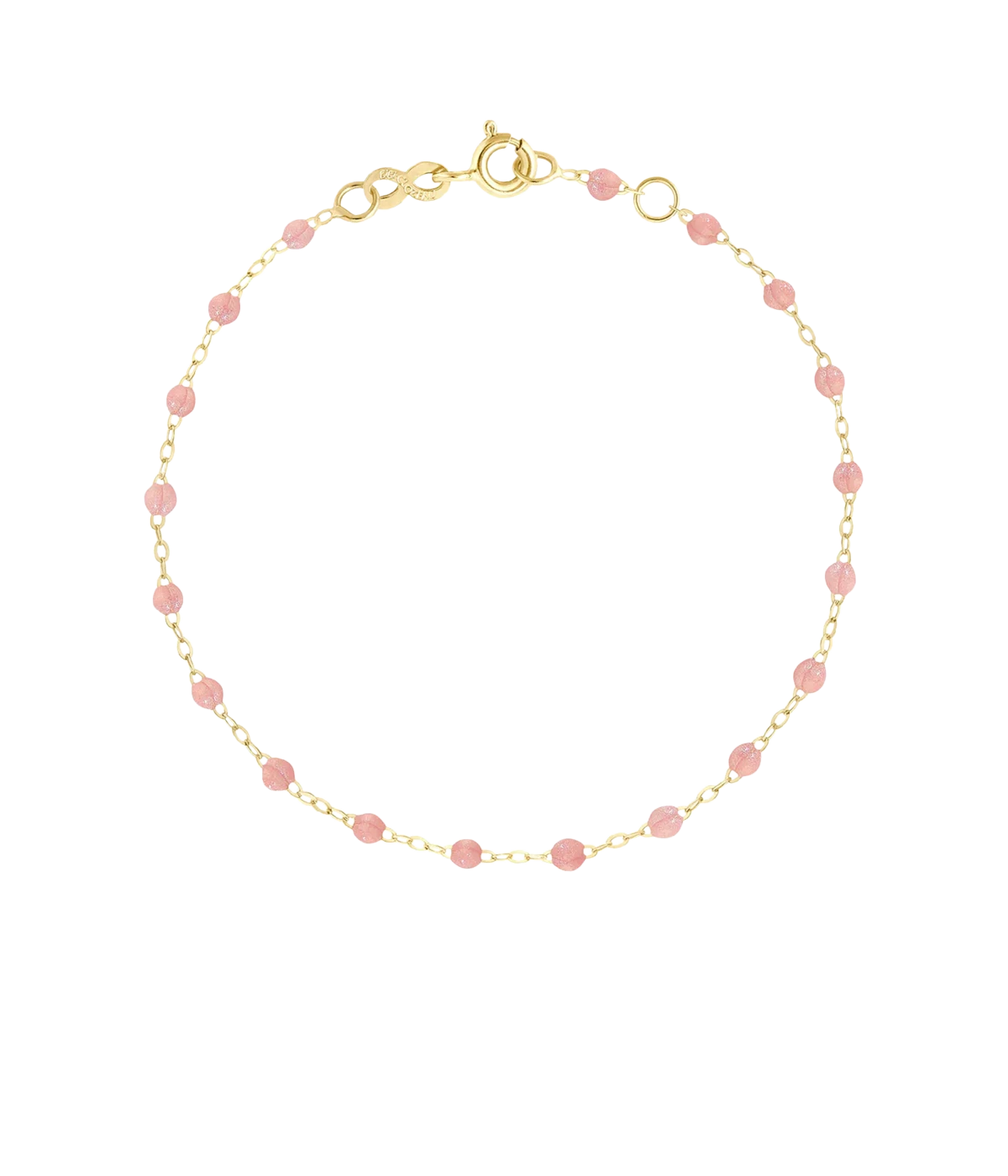 Classic Gigi 17cm Bracelet 18K Yellow Gold in Blush