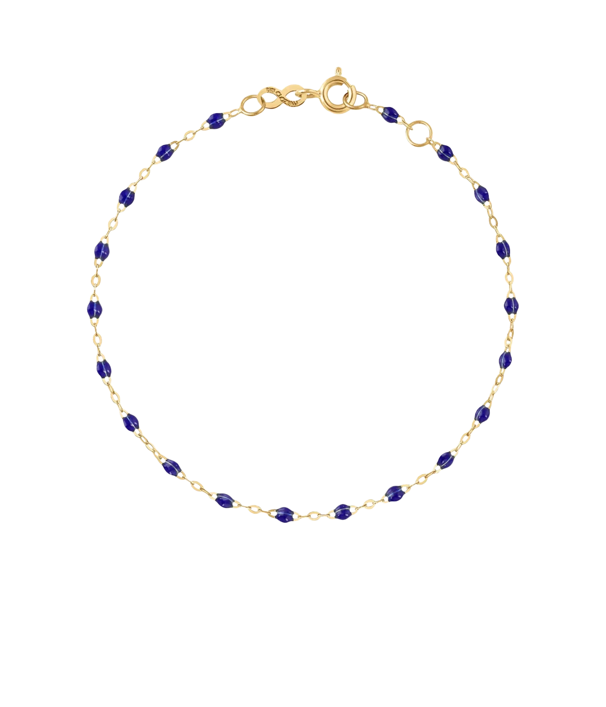 Classic Gigi 17cm Bracelet 18K Yellow Gold in Lapis