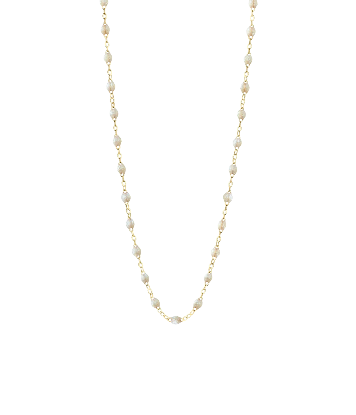 Classic Gigi 42cm Necklace 18K Yellow Gold in Opal