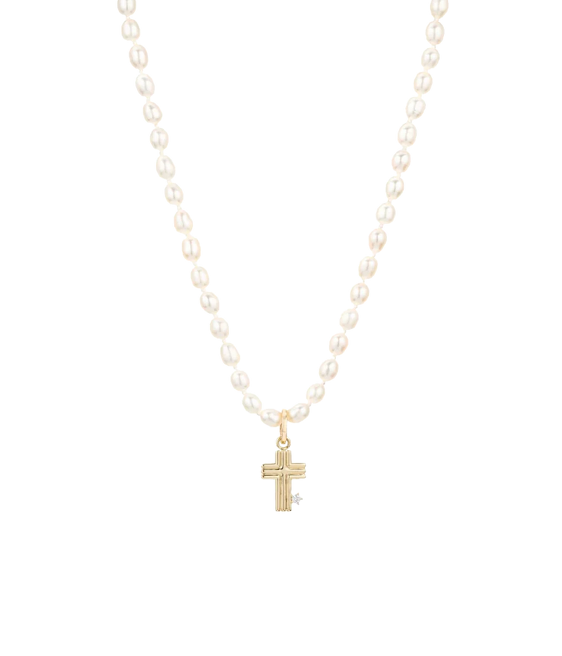 Groovy Cross Hinged Charm Y14 Fine Jewellery in 14k Yellow Gold