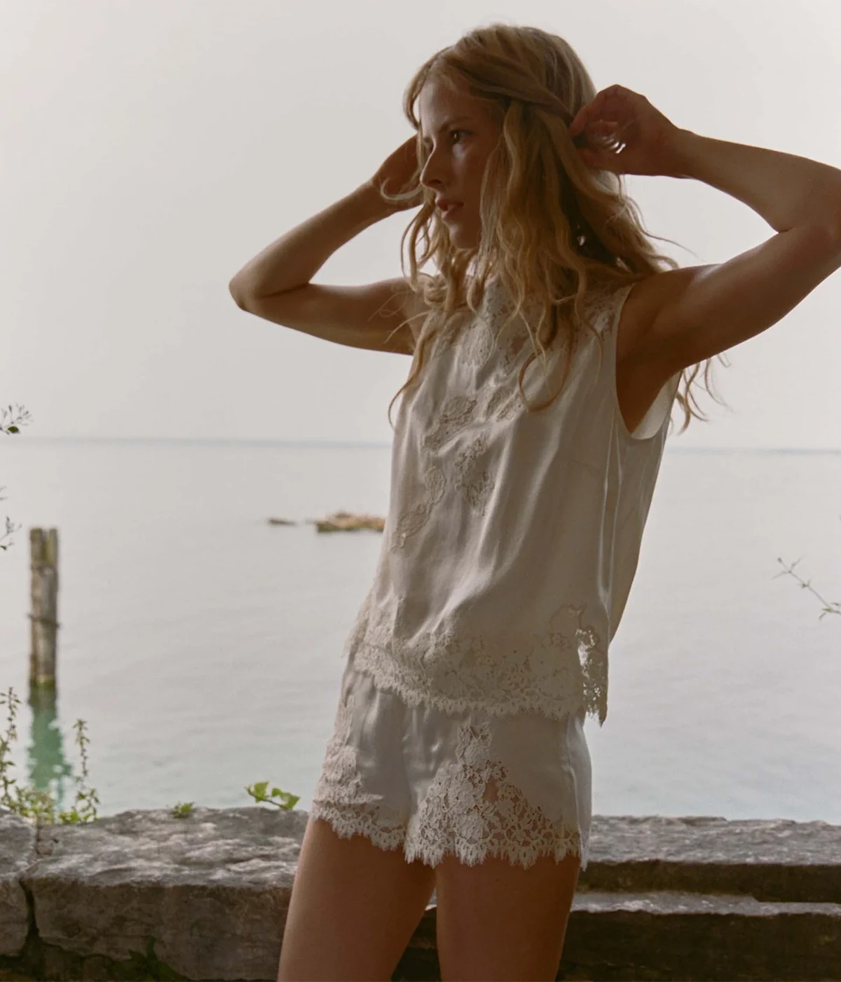 Viviane Top In Sea Salt