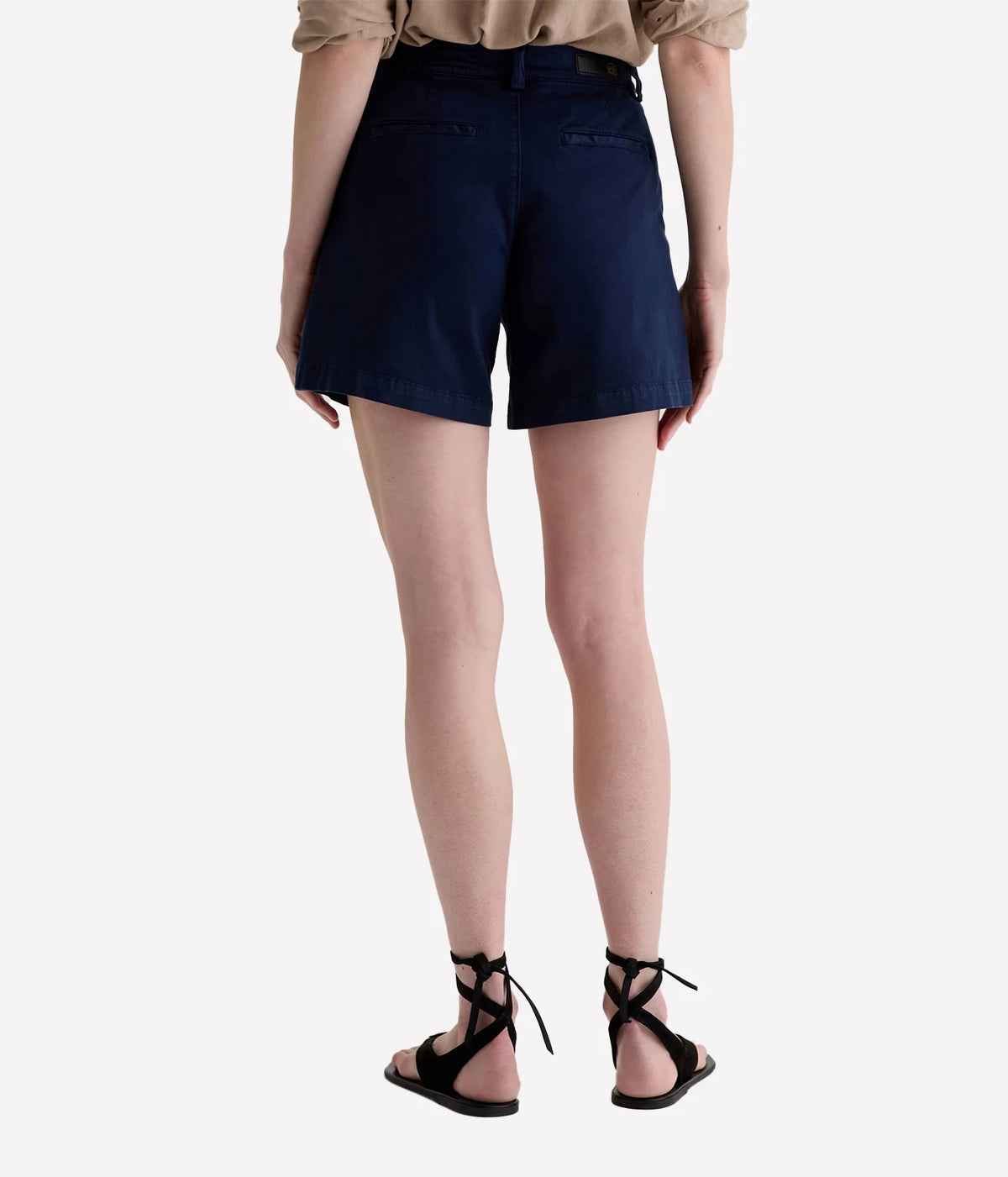 AG Jeans Jude Short in Deep Trenches, on model, back view