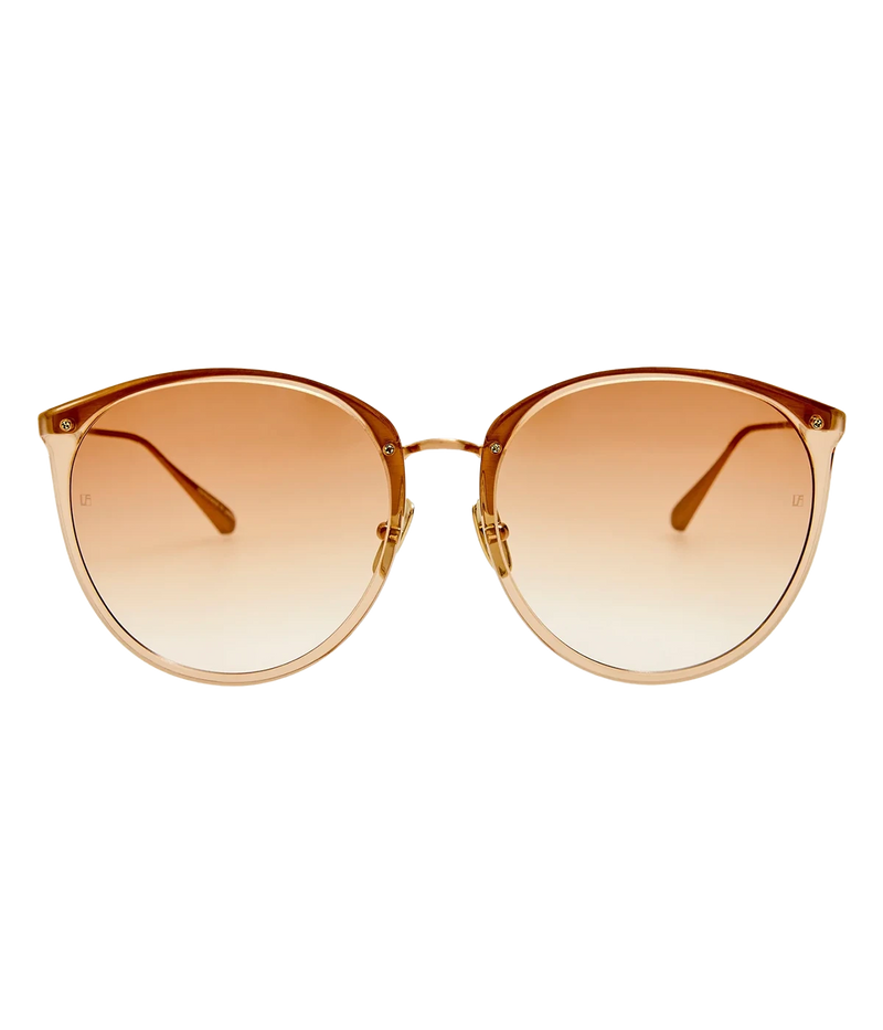 Kings Sunglasses in Honey/Matt Champagne