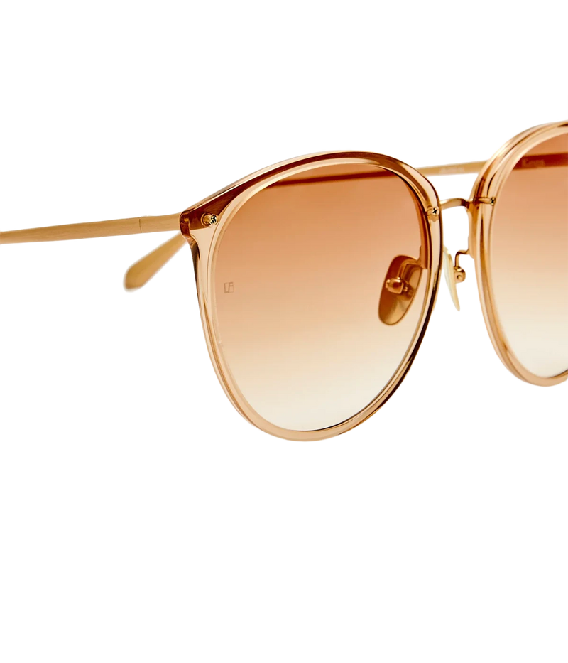 Kings Sunglasses in Honey/Matt Champagne