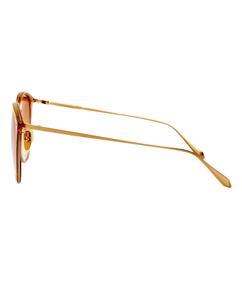 Kings Sunglasses in Honey/Matt Champagne