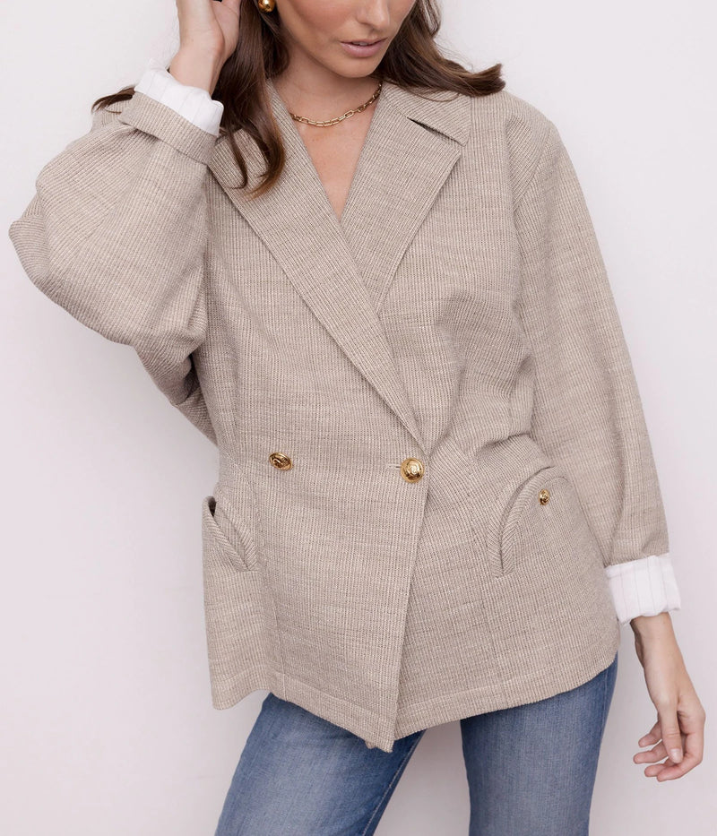 Marisa Ares Blazer in SAND