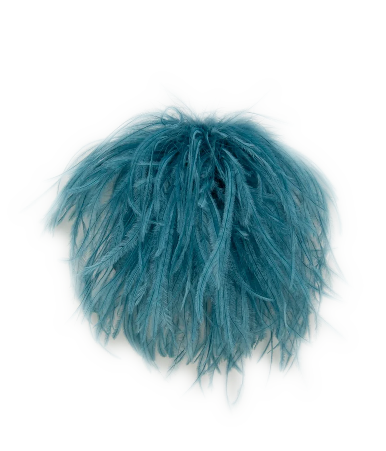 indress meryl brooch in river - bird feather brooch in river blue colour