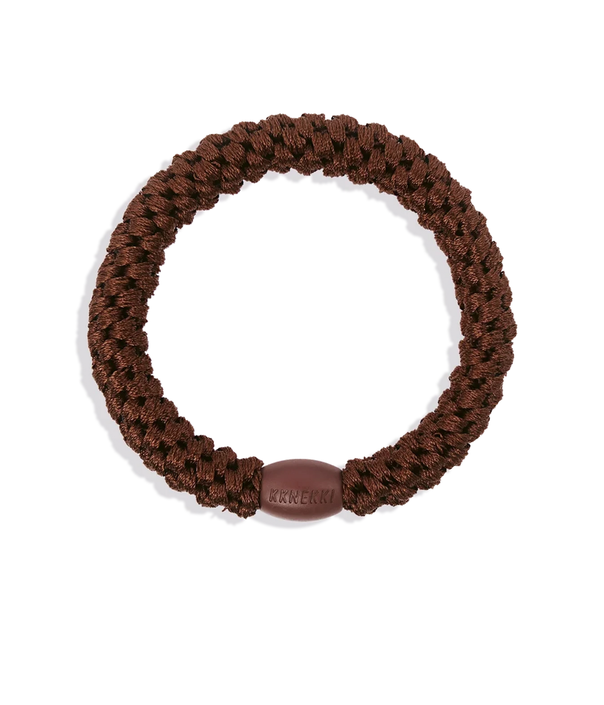 image of womens KKNEKKI Original Hair Tie in Mid Brown