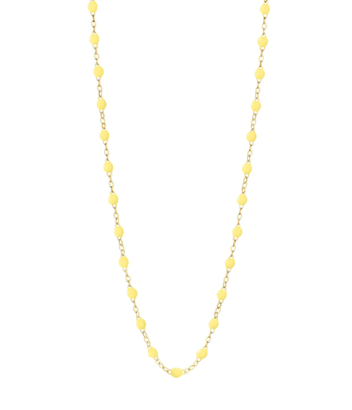 Classic Gigi 42cm Necklace 18ct Yellow Gold & Mimosa