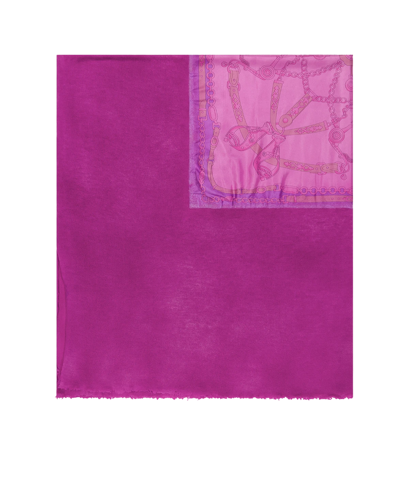 One Of A Kind Foulard Jumbo Scarf In Anemone