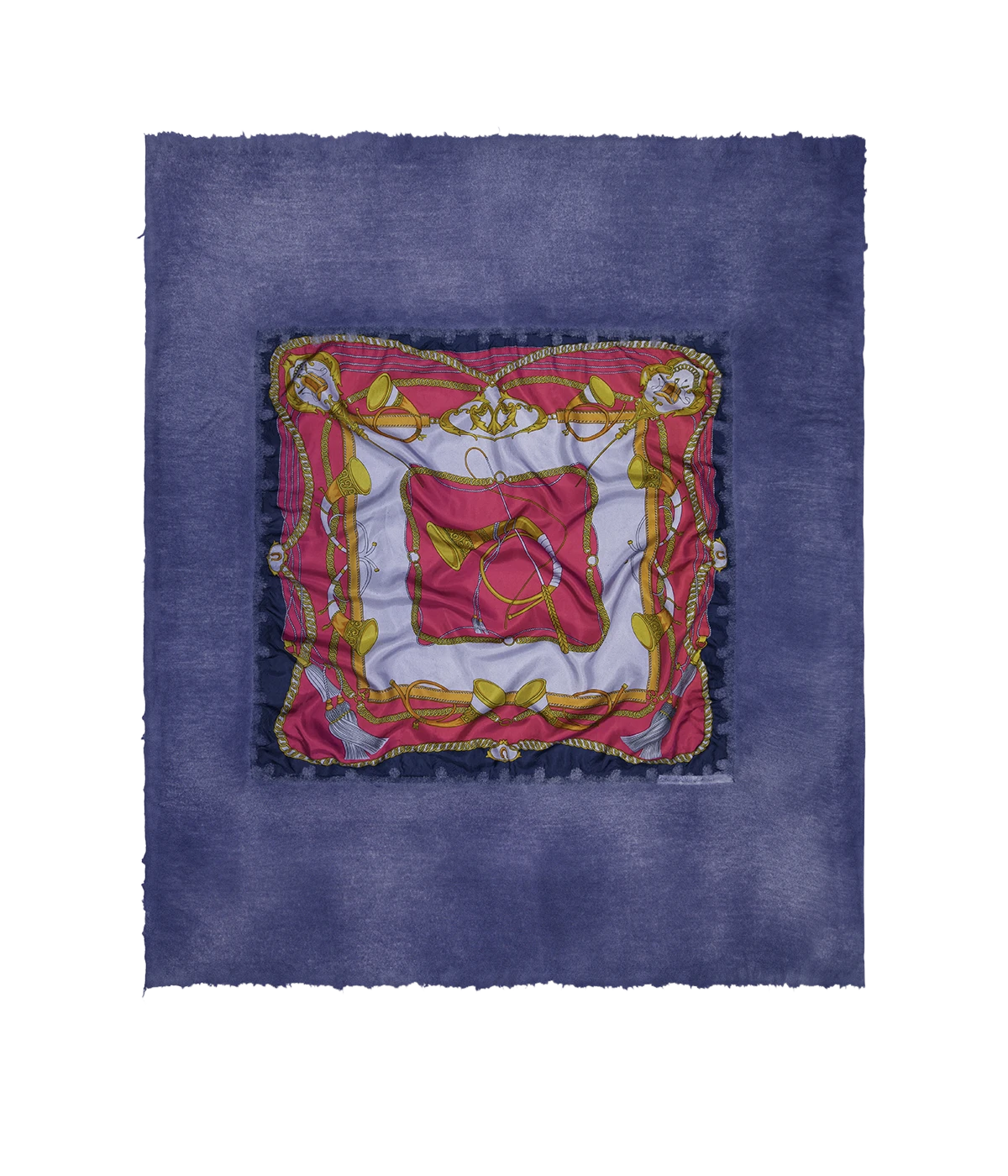 One Of A Kind Foulard Scarf In Prune