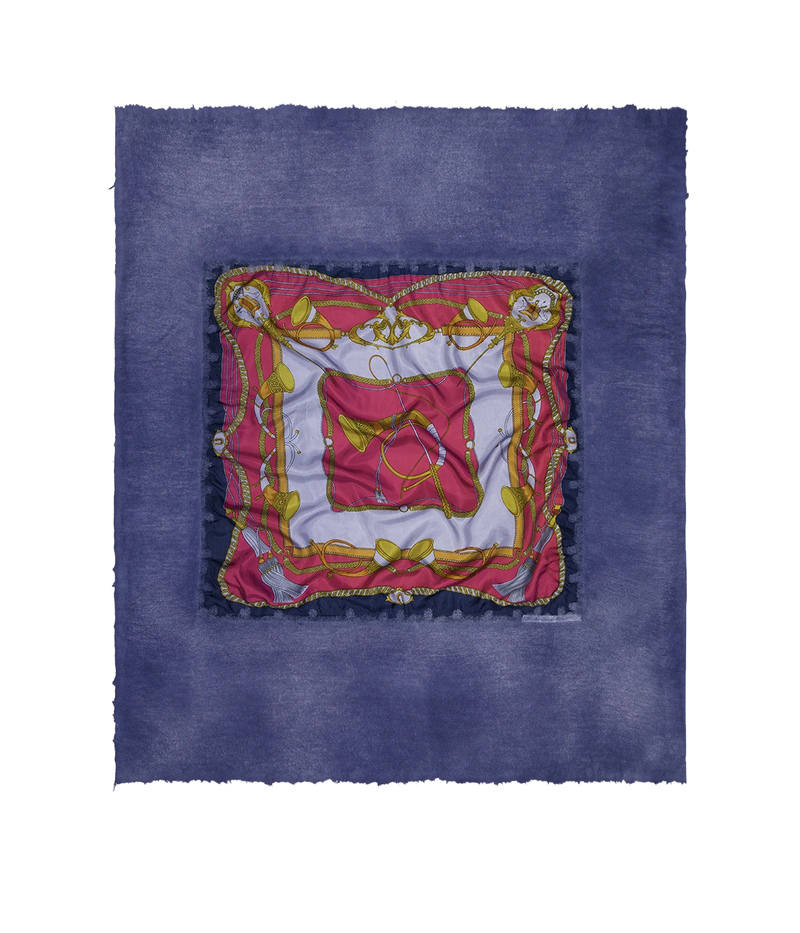 One Of A Kind Foulard Scarf In Prune