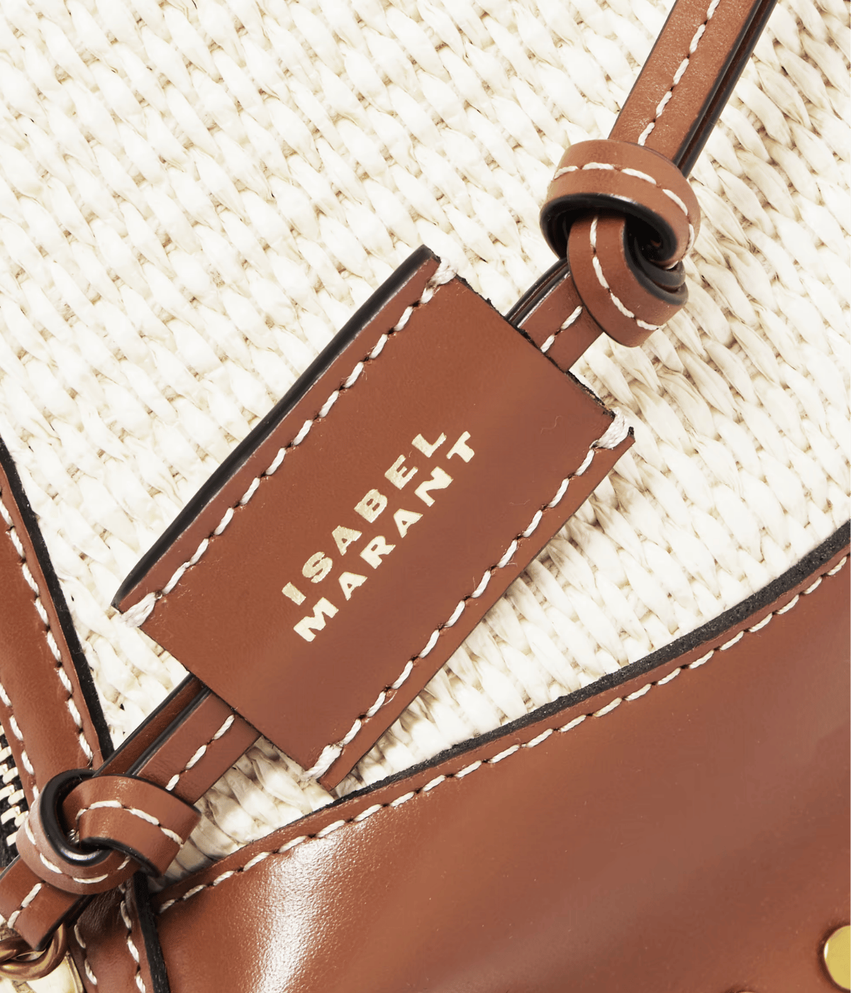 Oskan Moon Bag In Natural Cognac