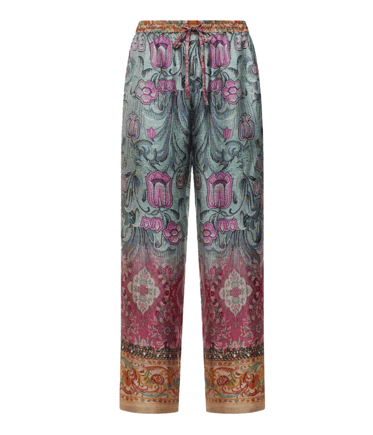 Aloe Silk Trousers in 515240/102