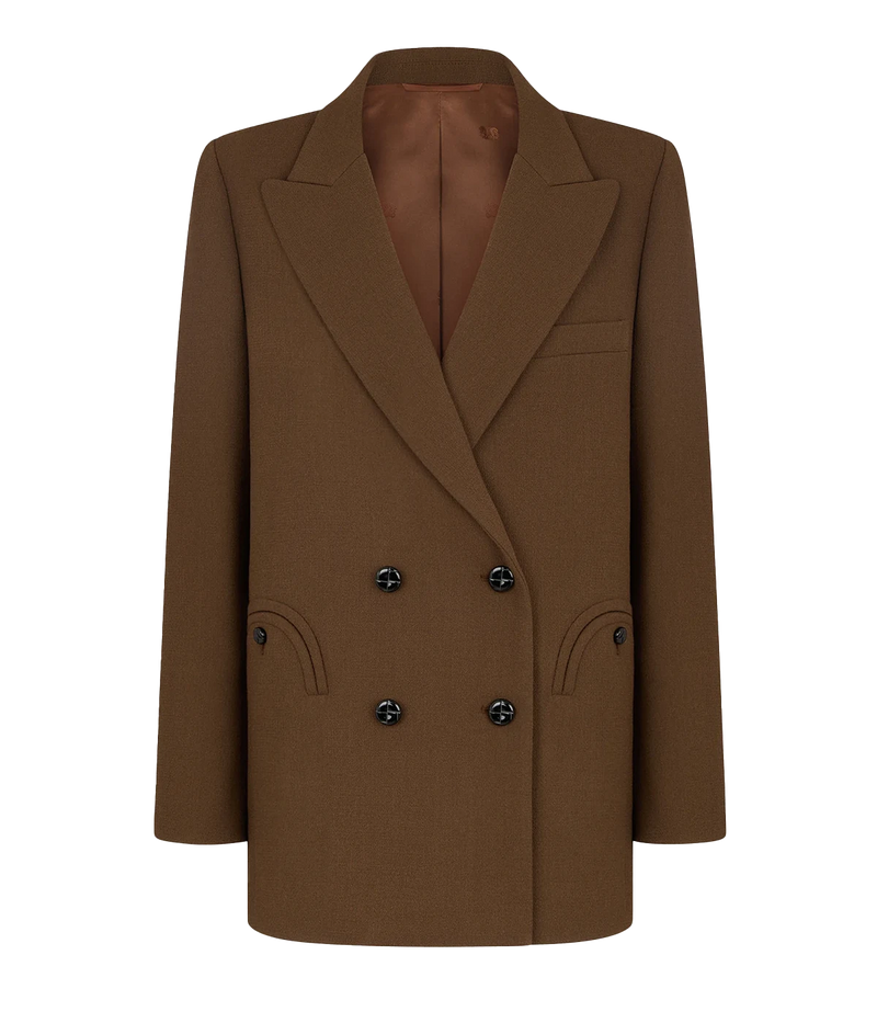 Resolute Everynight Blazer in Chocolate