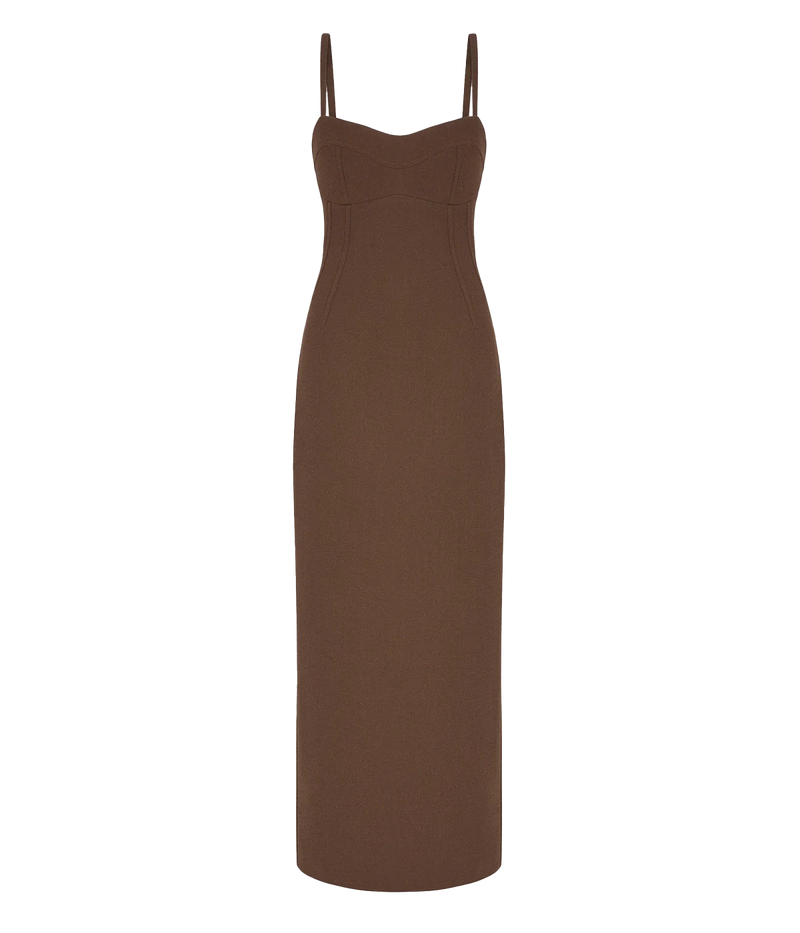 Resolute Guppy Dress in Chocolate