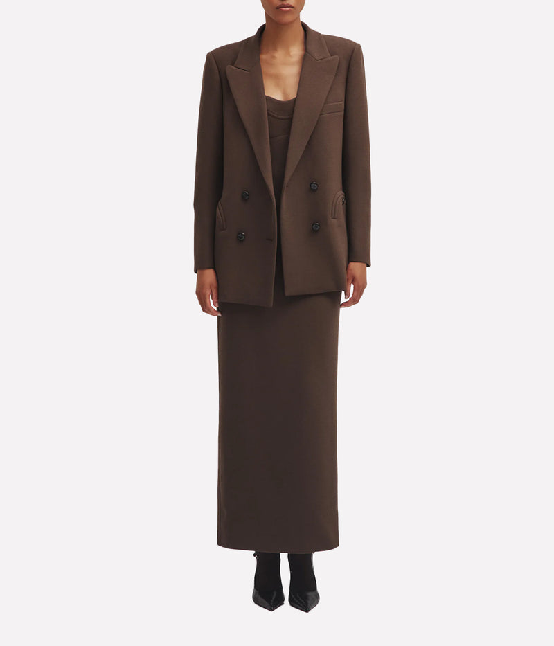 Resolute Everynight Blazer in Chocolate