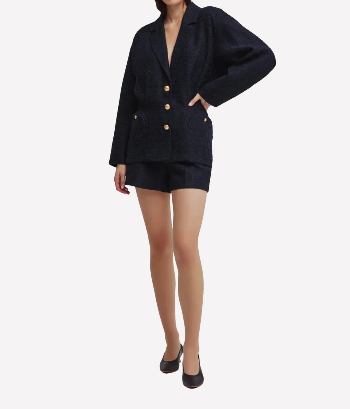 Essence Honeybelle Blazer in NAVY