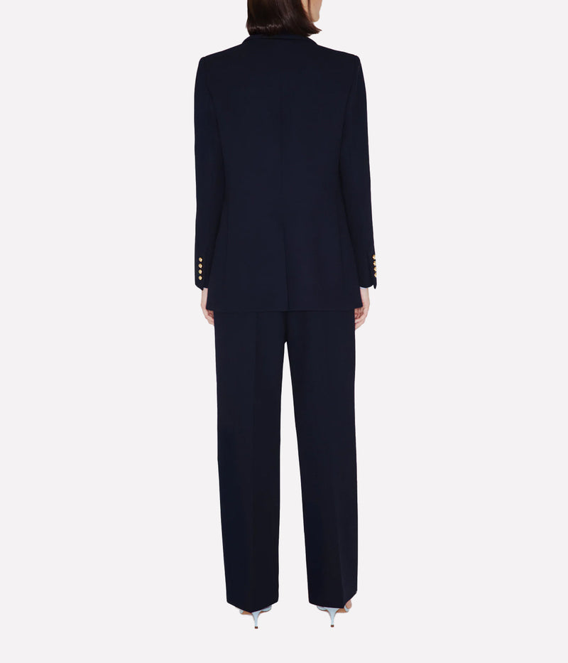 Resolute Everyday Double Breasted Blazer in NAVY