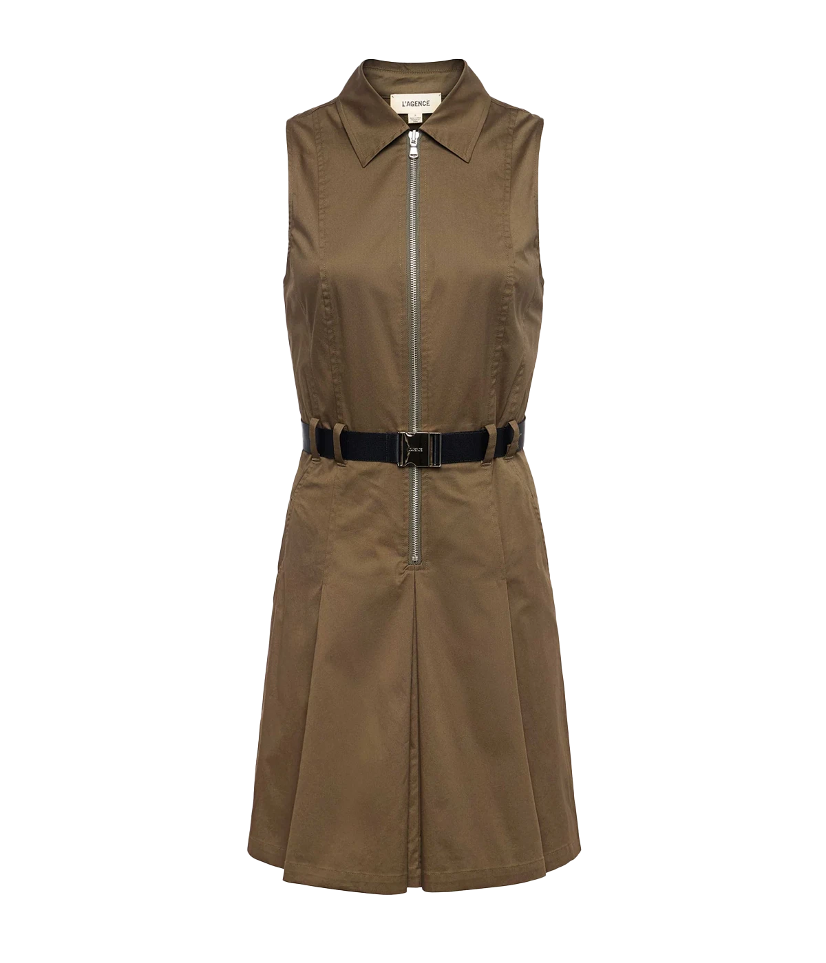 Sima Mini Shirt Dress in Pine