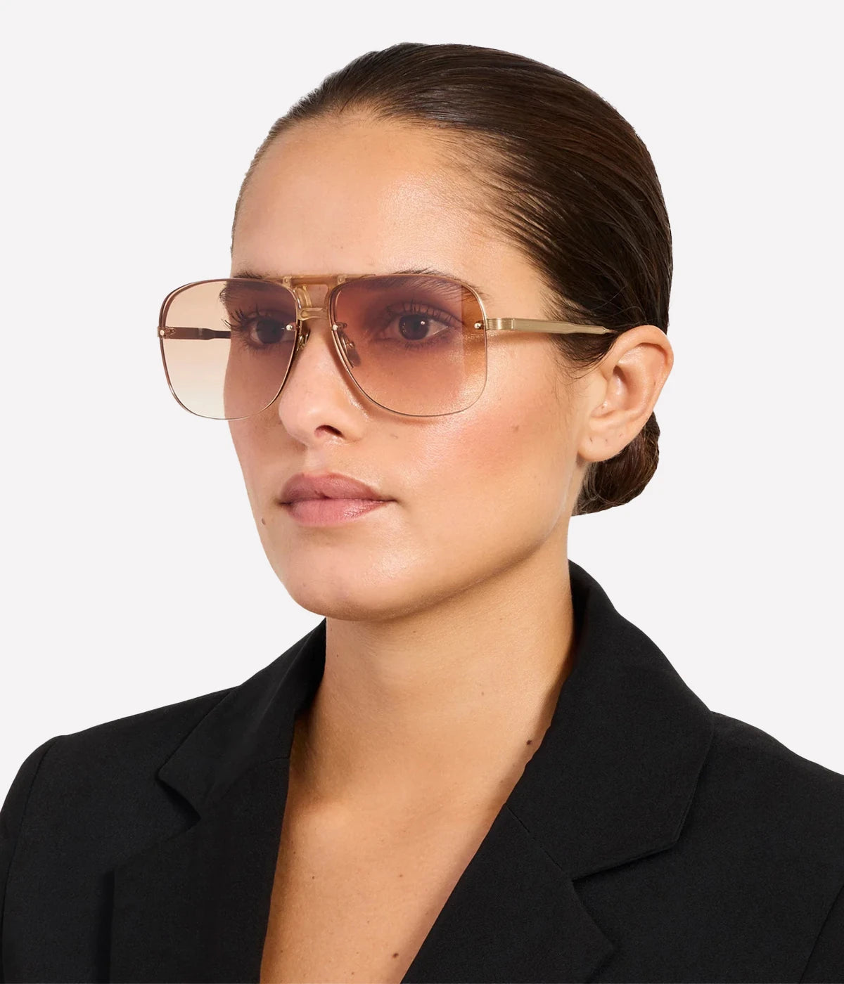 Skye Sunglasses in Honey/Matt Champagne