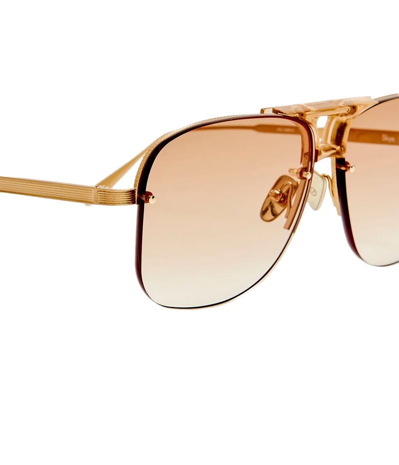 Skye Sunglasses in Honey/Matt Champagne