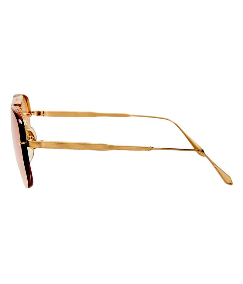 Skye Sunglasses in Honey/Matt Champagne