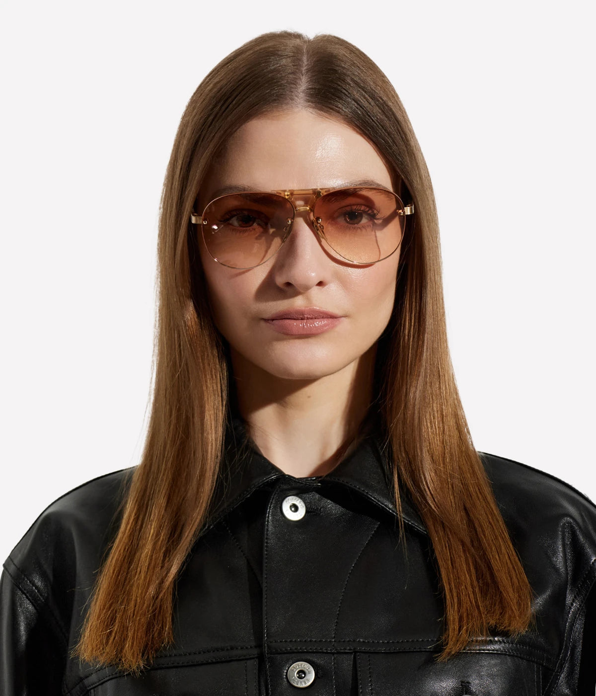 Taya Sunglasses in Honey/Matt Champagne