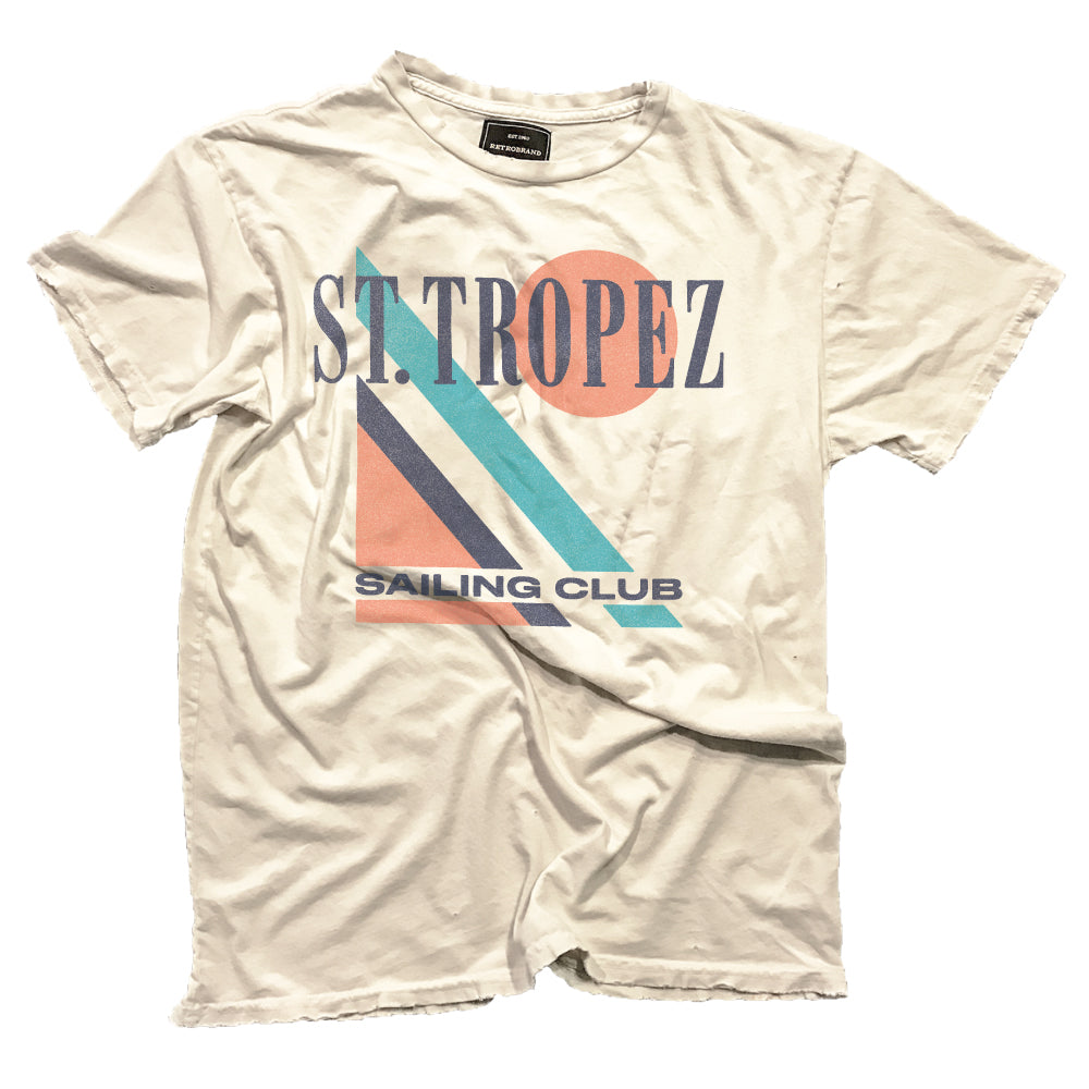 St Tropez Tee in Antique White