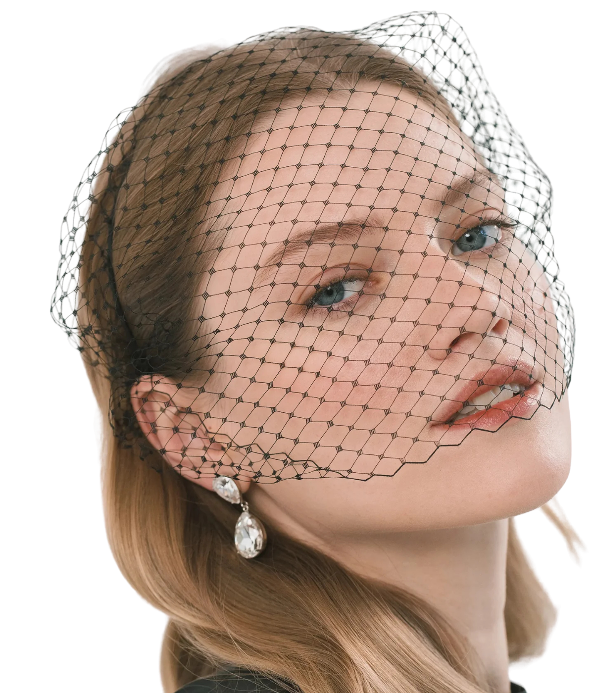 Voilette Headband in Black