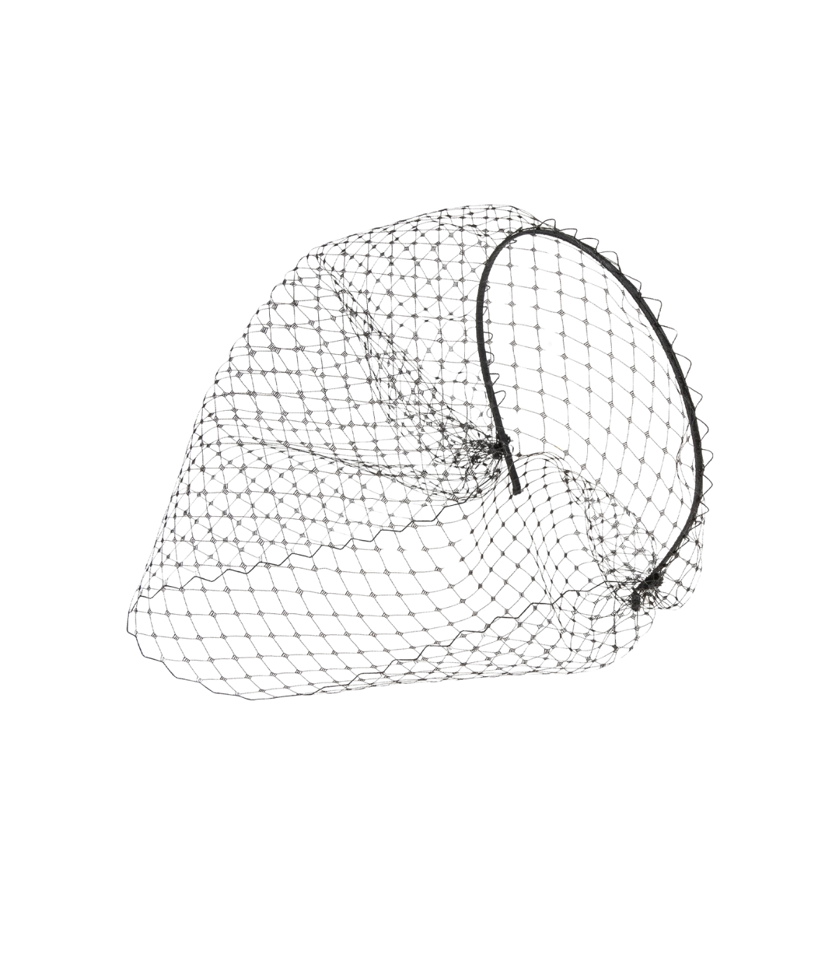 Voilette Headband in Black