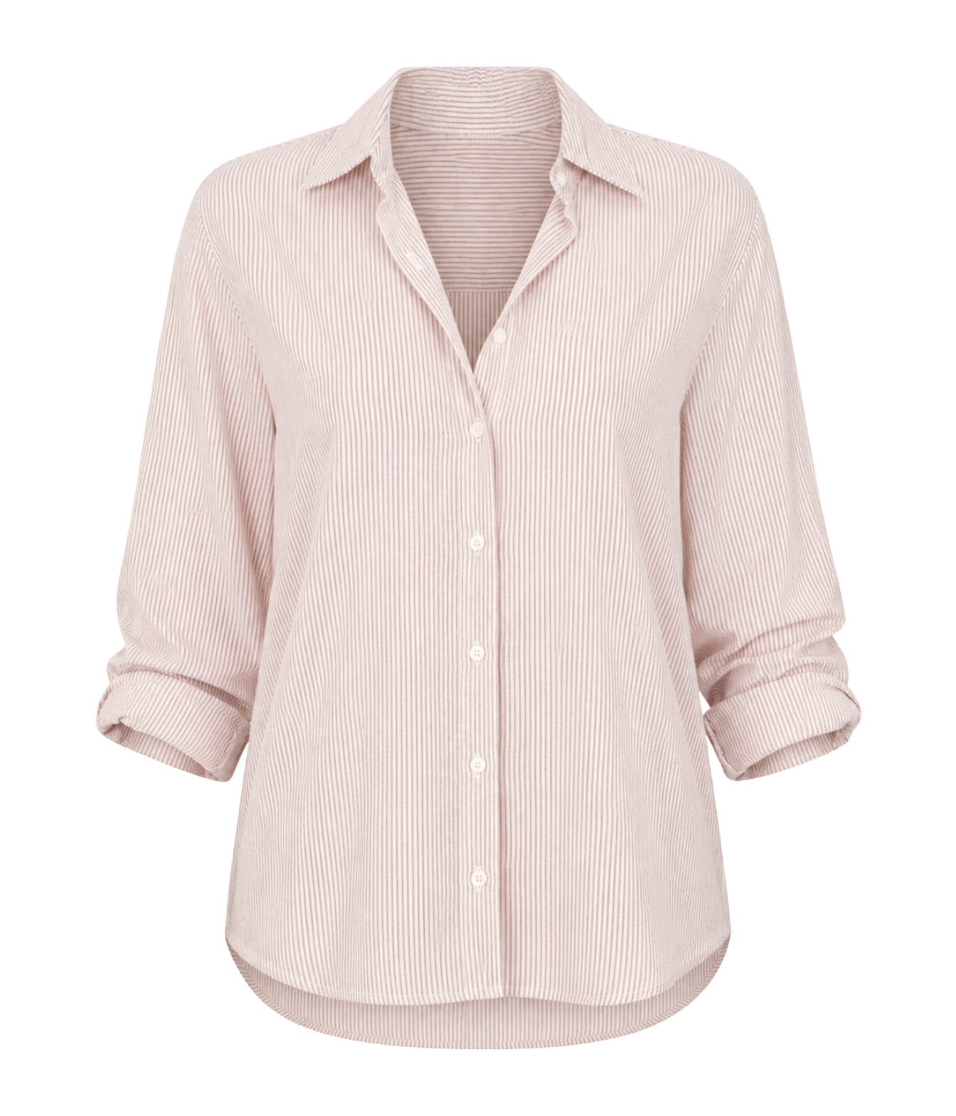Beau Shirt in Burnt Sienna Stripe