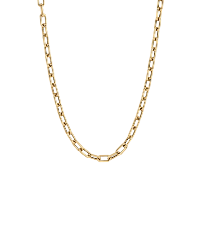 5.3mm 16inch Italian Chain Link Necklace in 14K Yellow Gold