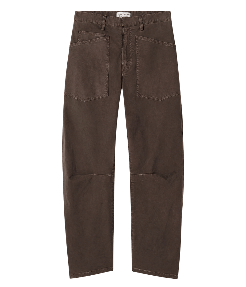 Shon Pant In Vintage Washed Dark Walnut