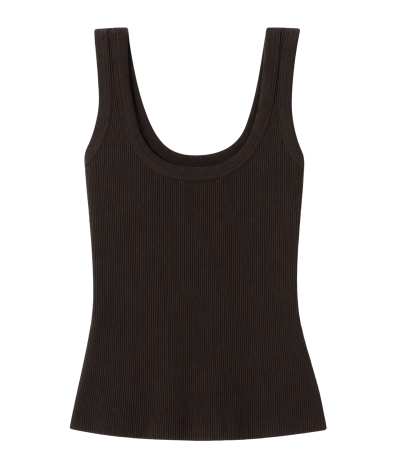 Faye Tank In Chocolate