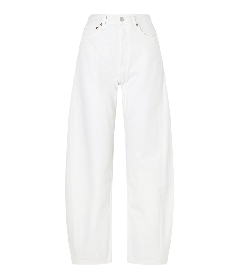 Luna Pierced Jean in Chalk White