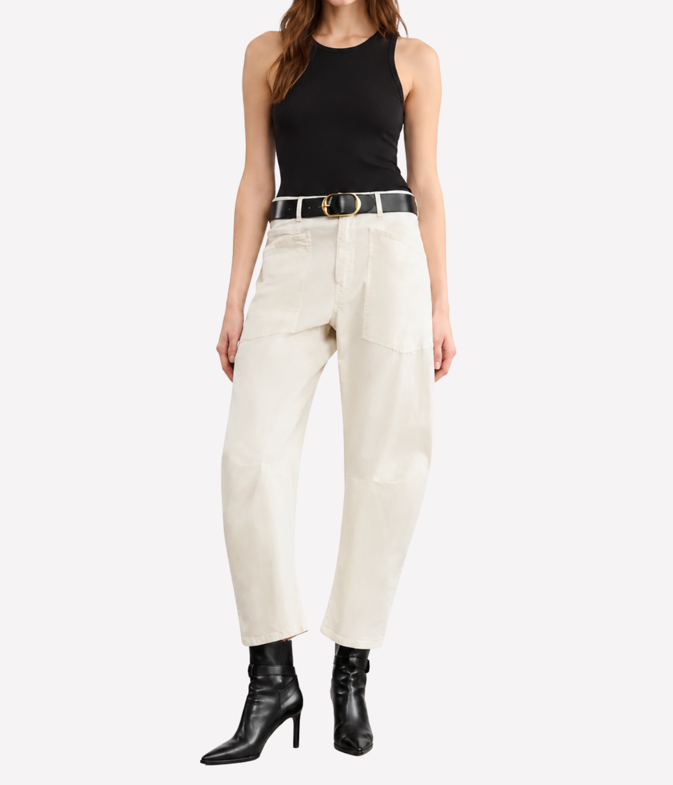 Shon Linen Pant In Stone