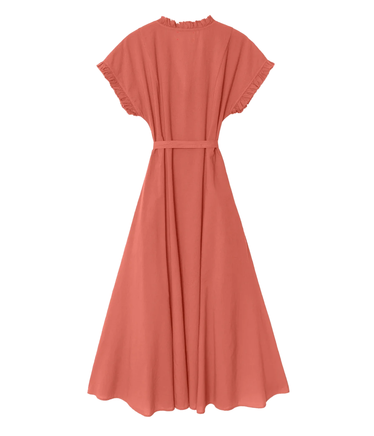 Dixie Dress In Cinnabar