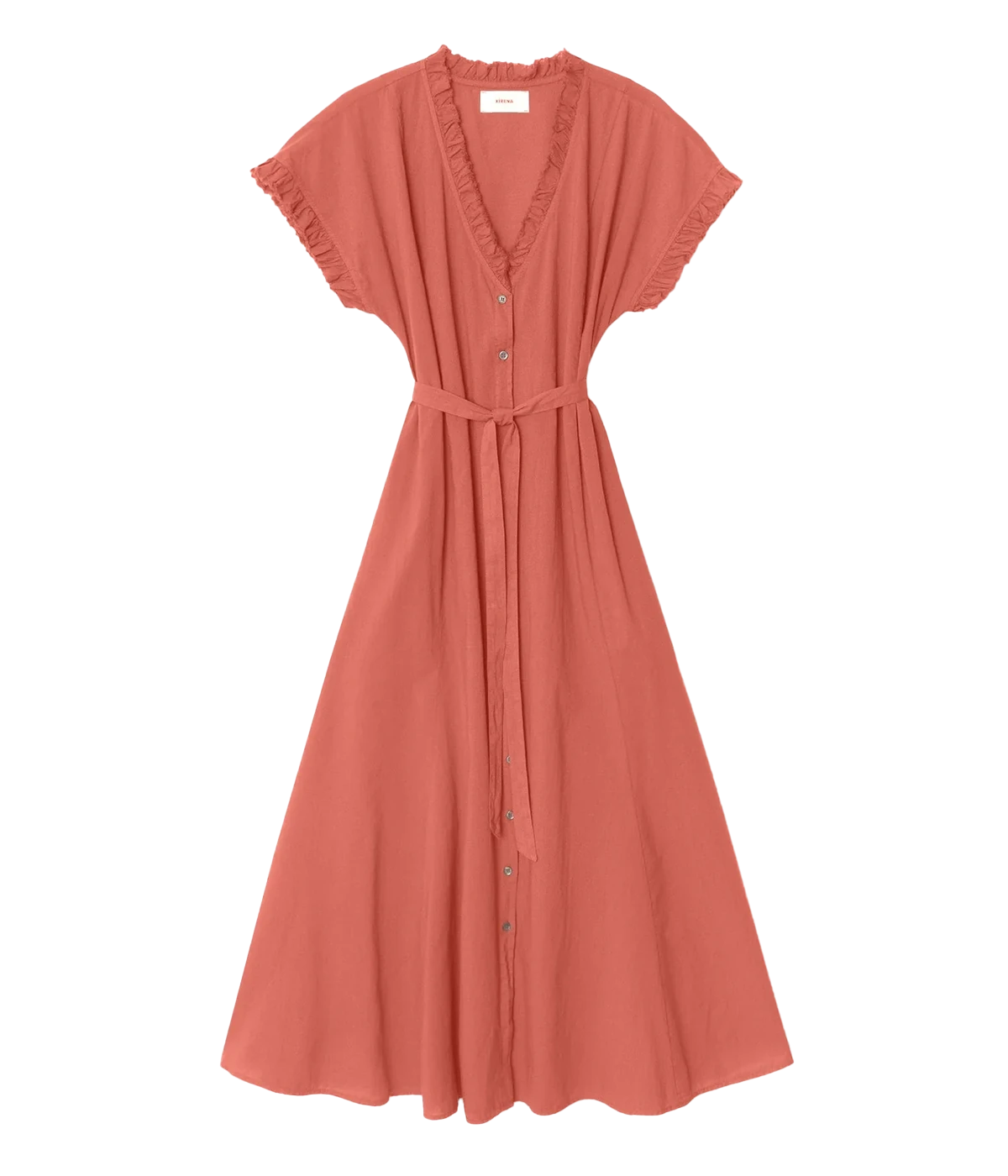 Dixie Dress In Cinnabar