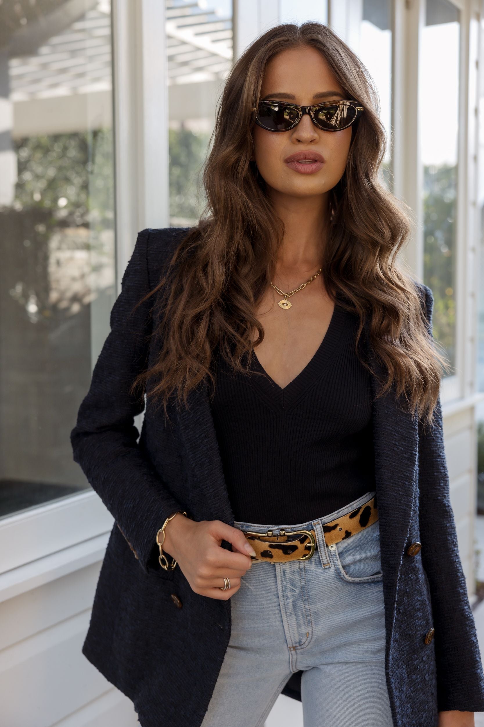 Esence Everyday Blazer in Navy
