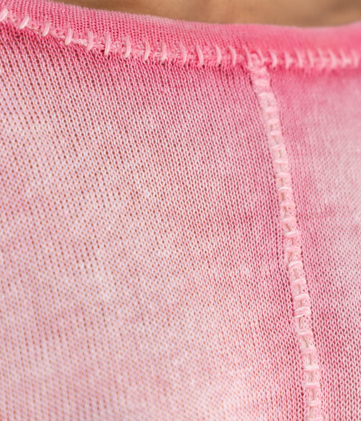 Maglia Linen Pullover Knit in Rose