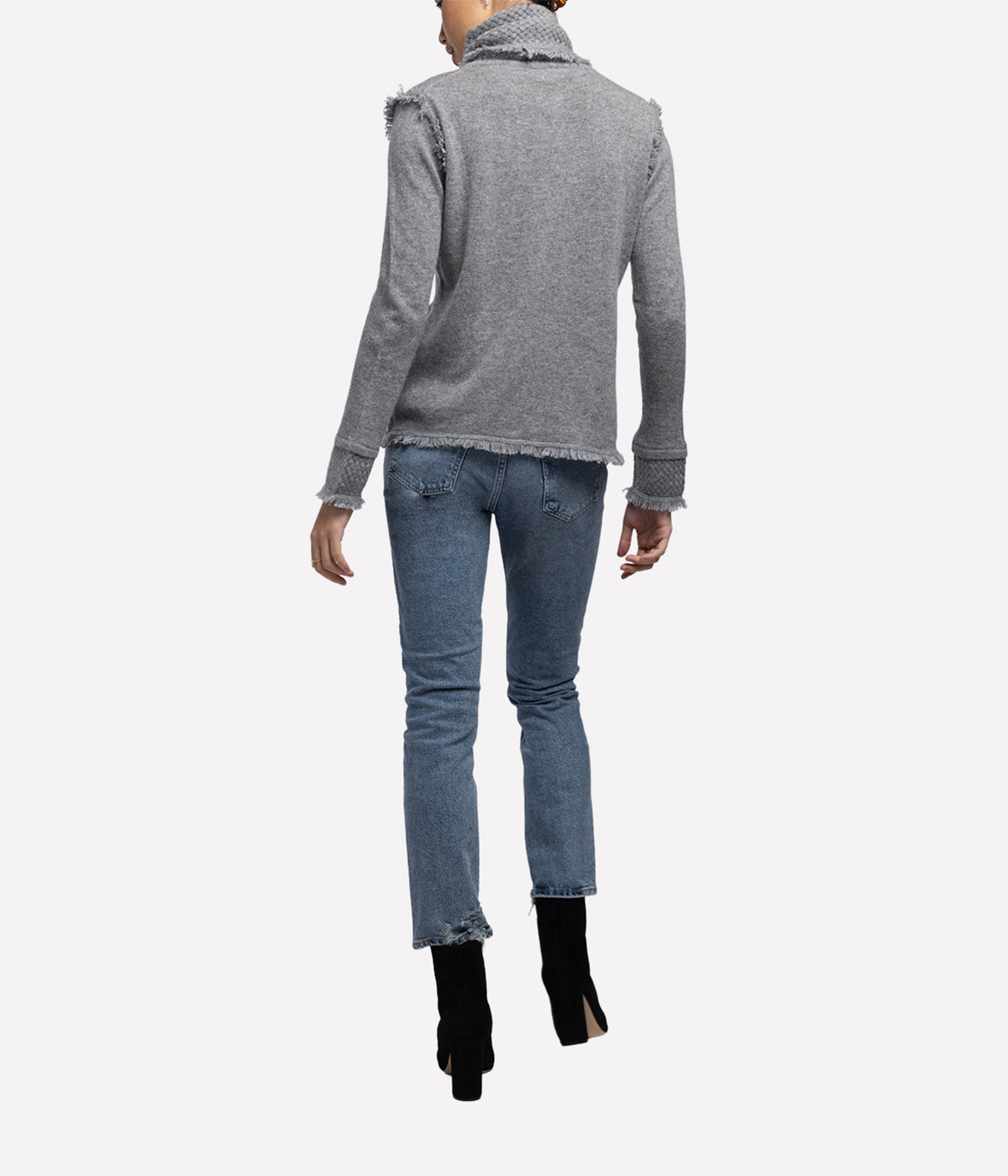 **FINAL SALE* Coco Turtleneck in Mid Grey