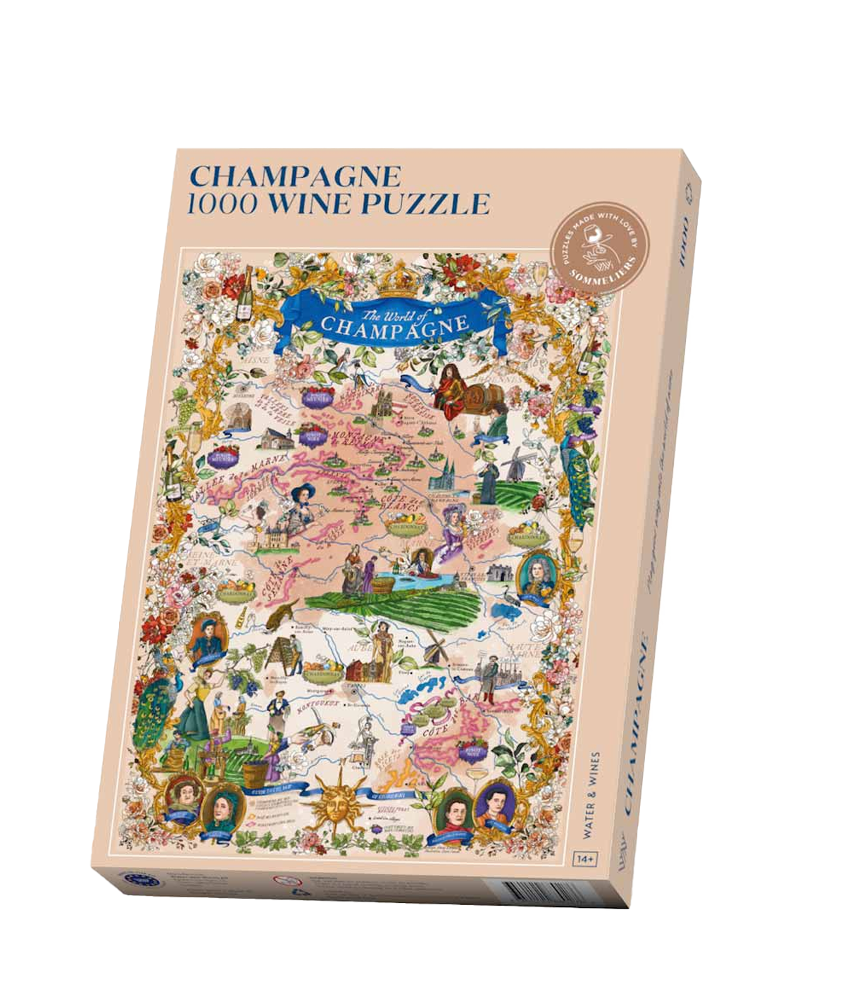 1000 Piece Puzzle of Champagne