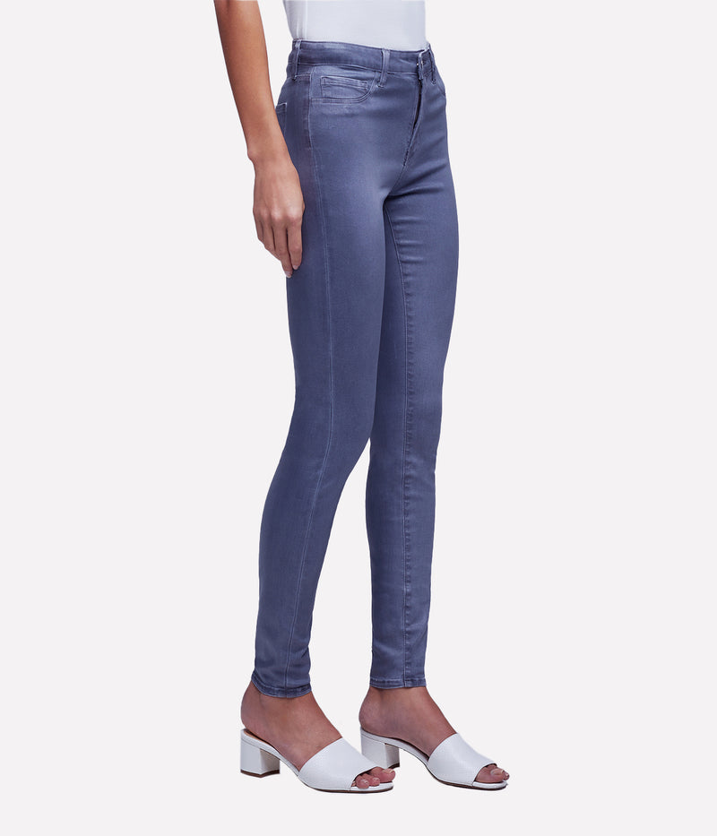 Marguerite High Rise Skinny in GRIS COATED