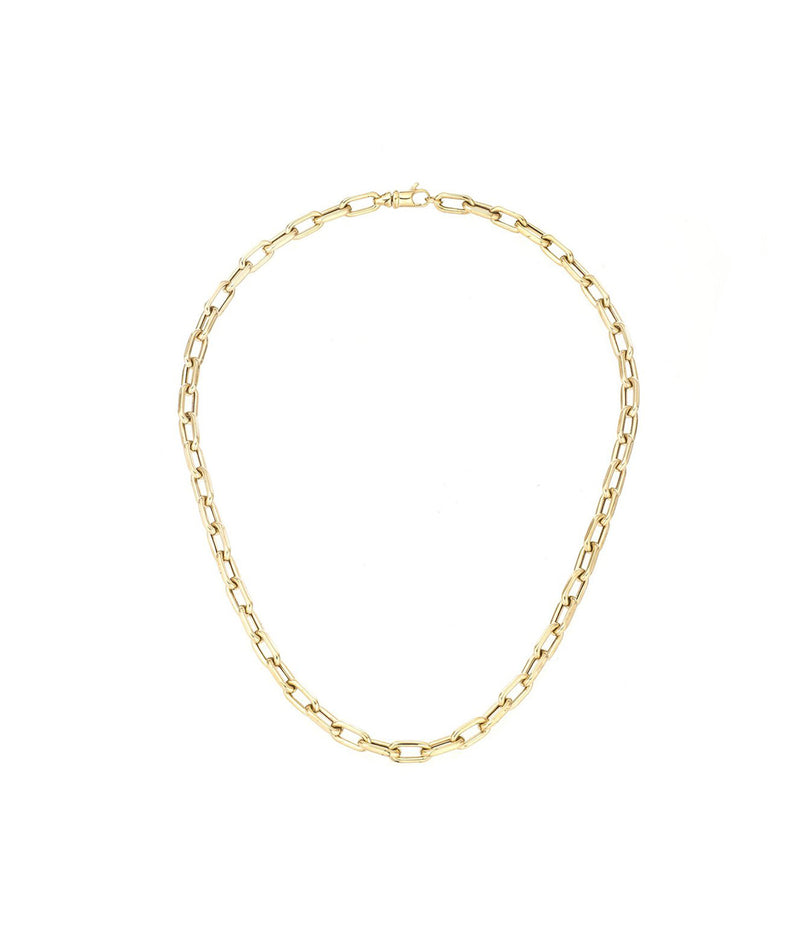 5.3mm 16inch Italian Chain Link Necklace in 14K Yellow Gold