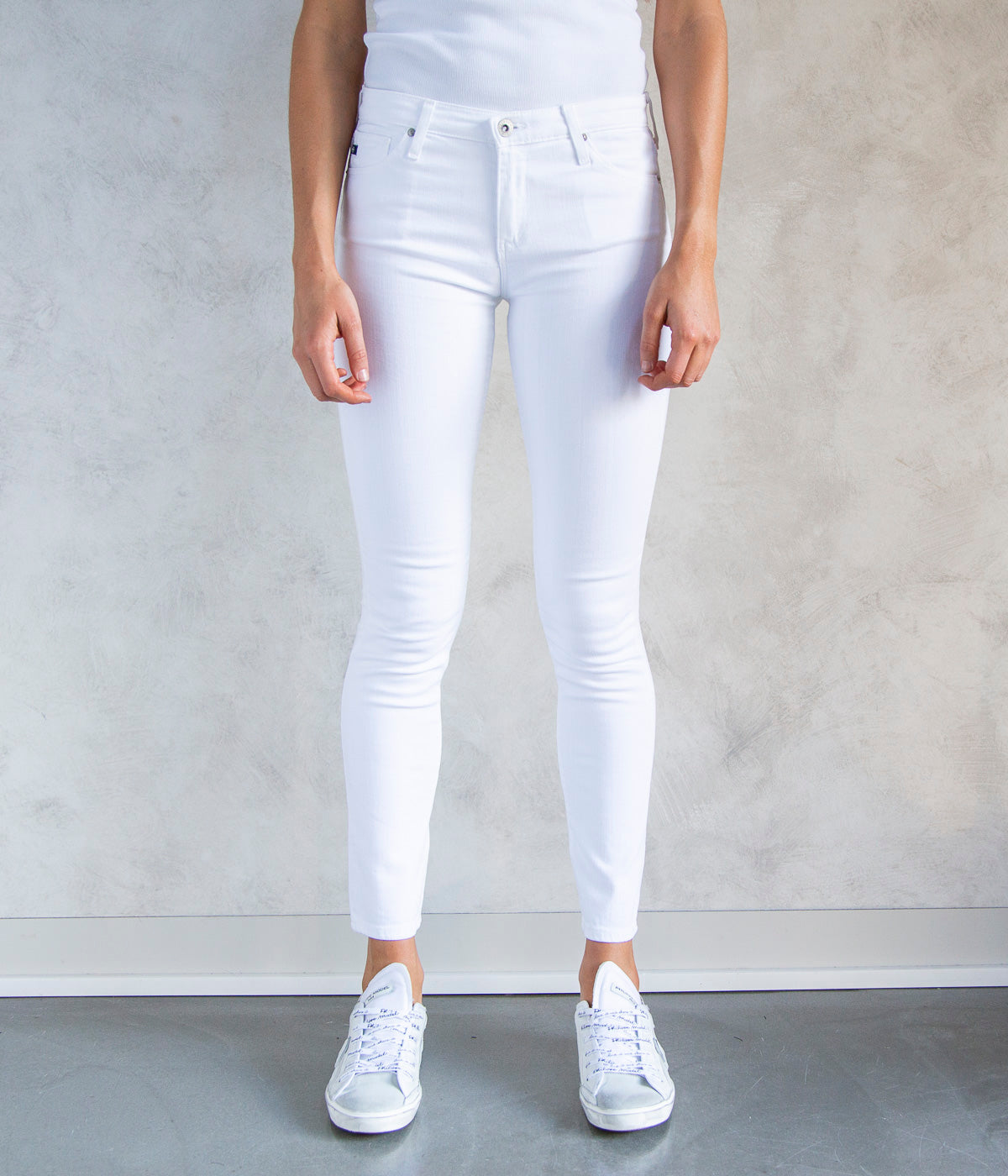 The Prima Jeans in White