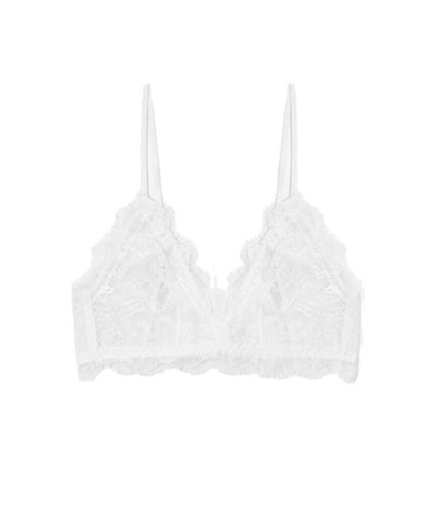 Lace Bra with Trim in Ivory
