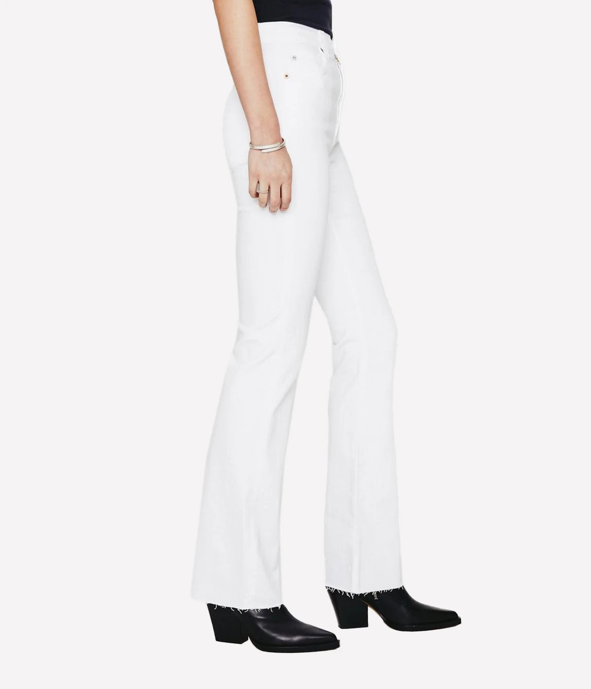 Alexxis Boot Jean in Authentic White