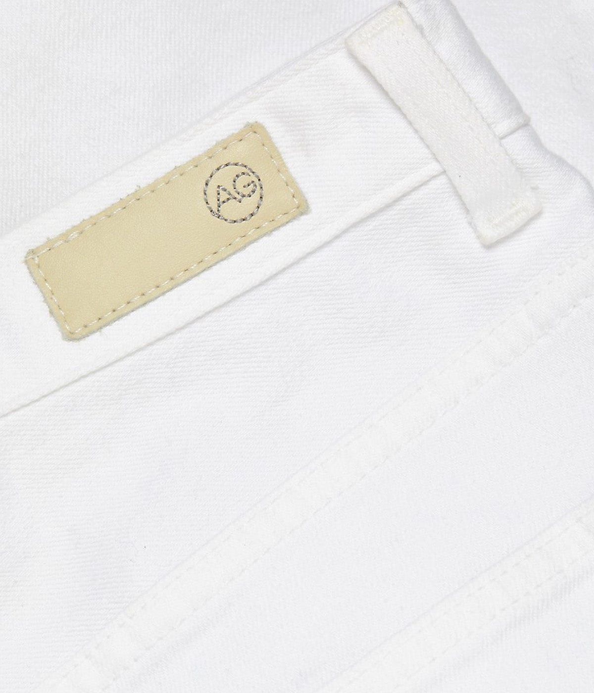 Alexxis Straight Jean in Authentic White