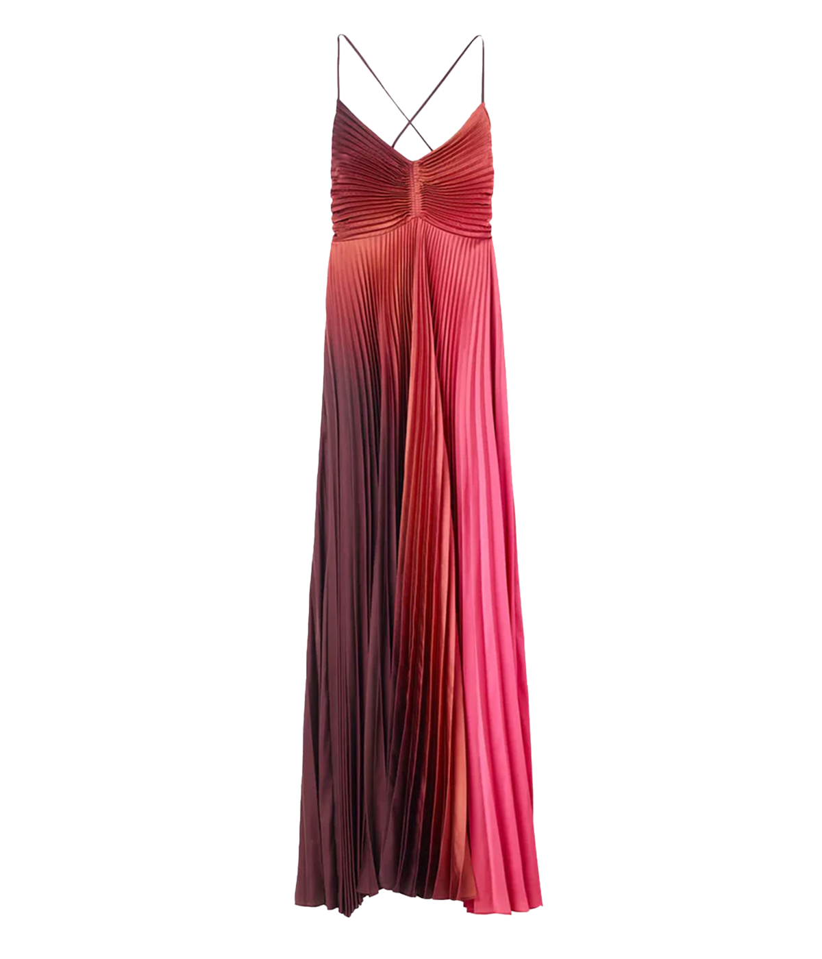 Ariya Dress in Pink & Chocolate